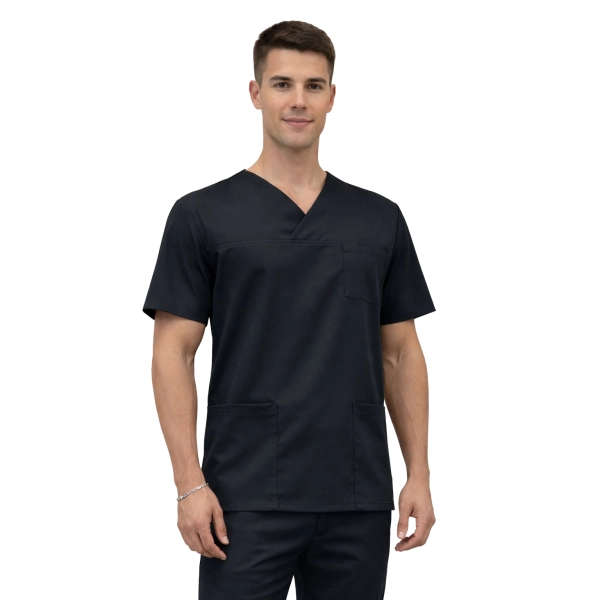 Bluza medyczna kasak czarna  Stretch roz. L